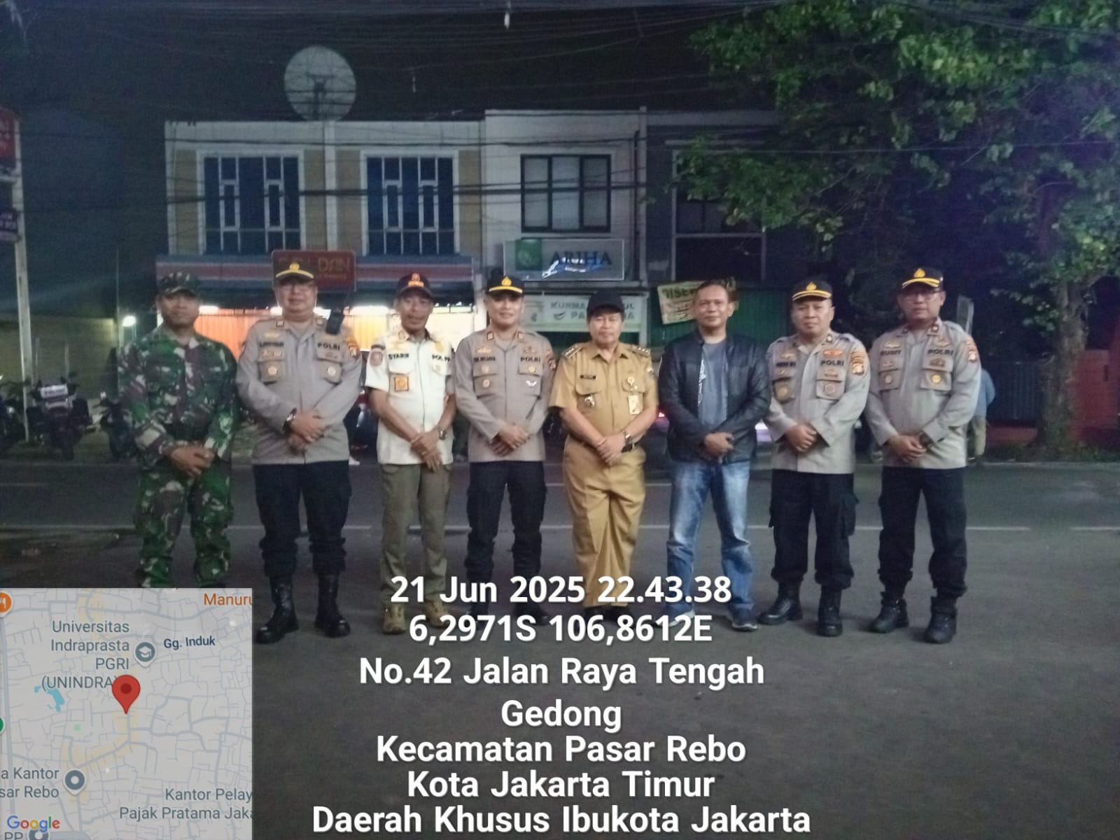 Camat Pasar Rebo dan Empat Pilar Gelar Apel Cipta Kondisi Cegah Tawuran Remaja
