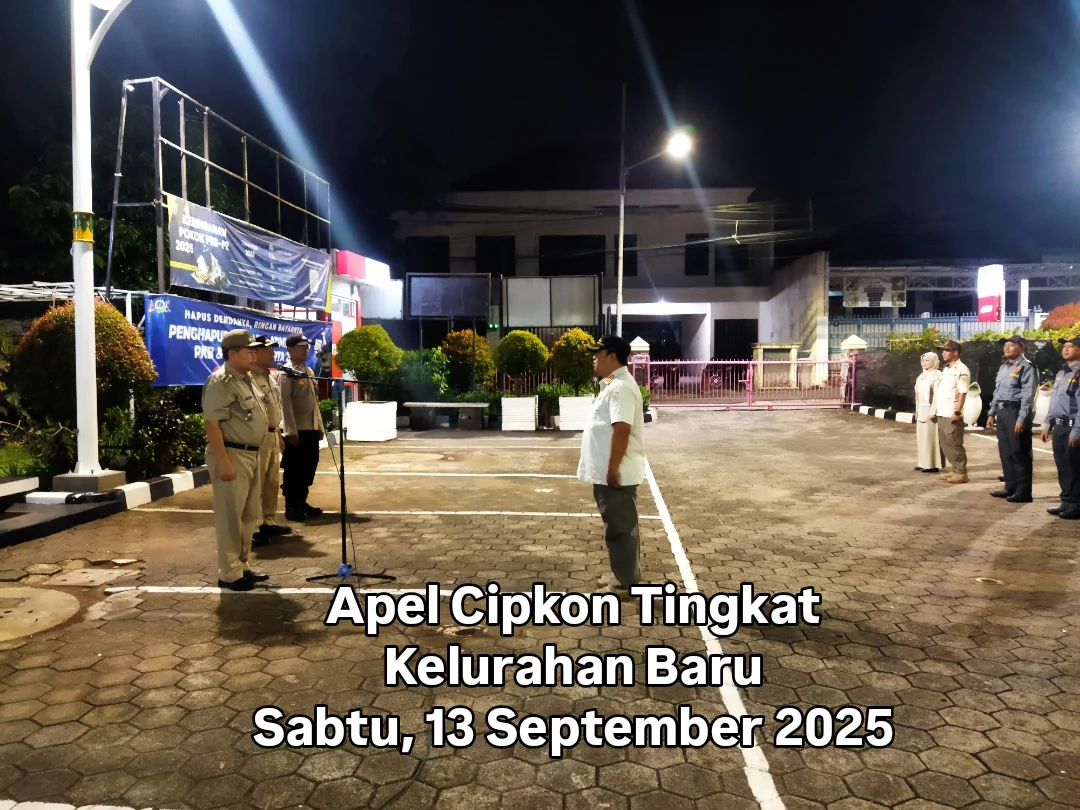 Apel Cipta Kondisi Tingkat Kelurahan Baru dalam Rangka Tiga Pilar